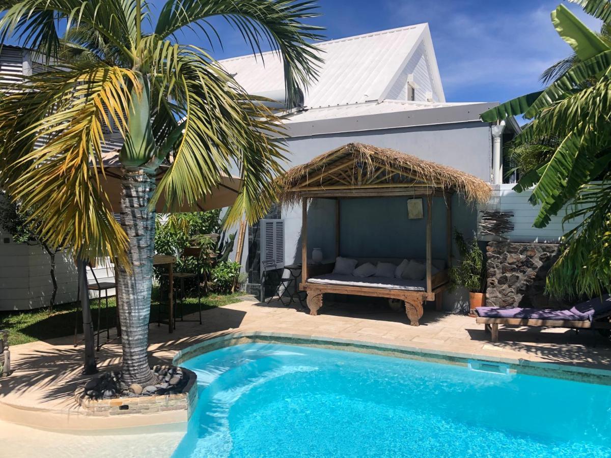 Studio Independant Dans Propriete Avec Piscine Et Wifi Apartment Saint-Gilles-les Bains Bagian luar foto