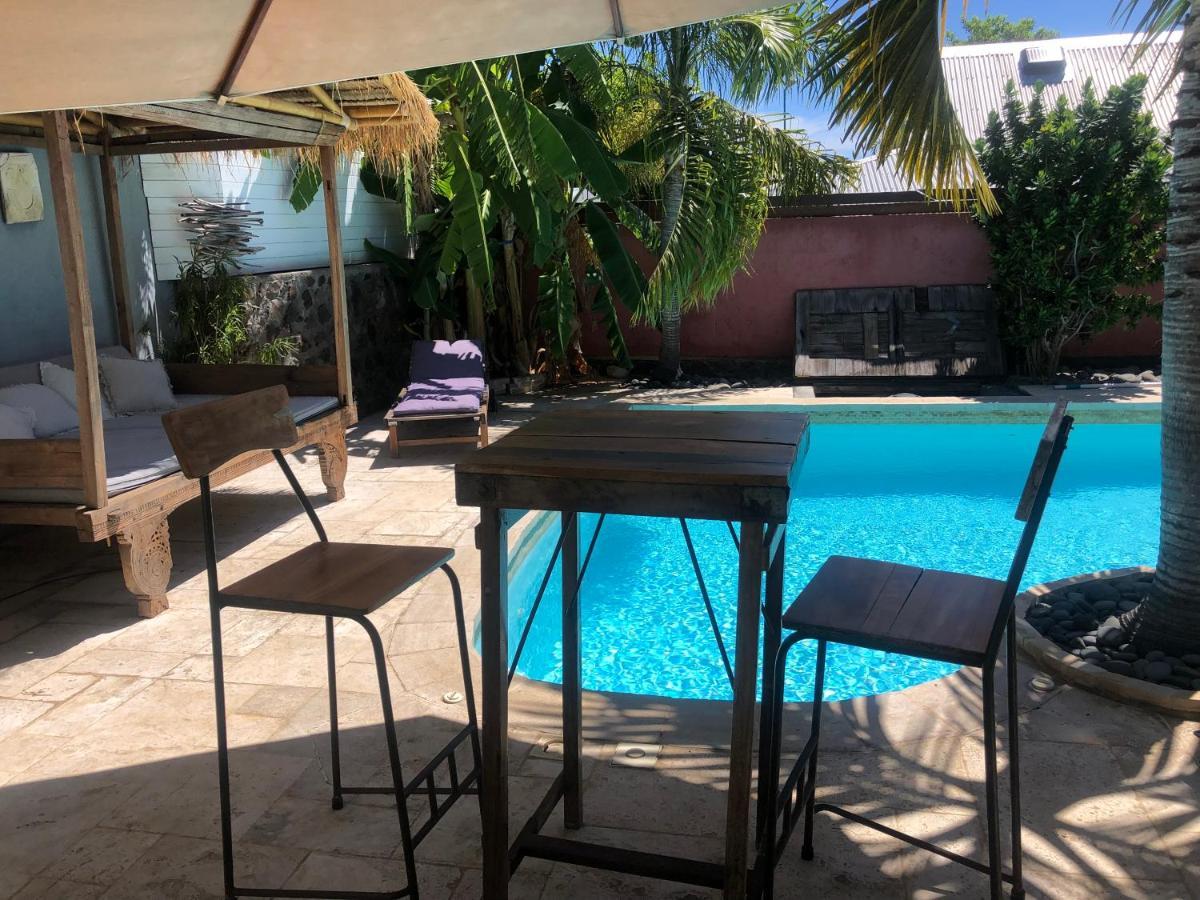 Studio Independant Dans Propriete Avec Piscine Et Wifi Apartment Saint-Gilles-les Bains Bagian luar foto